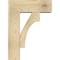 Ekena Millwork Westlake Block Rough Sawn Bracket w/ Offset Brace, Douglas Fir, 8"W x 22"D x 30"H BKT0806X22X30WTL05RDF - alternate 4
